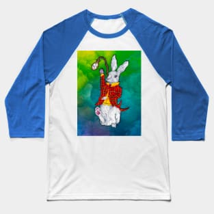 Down The Rabbit Hole Baseball T-Shirt